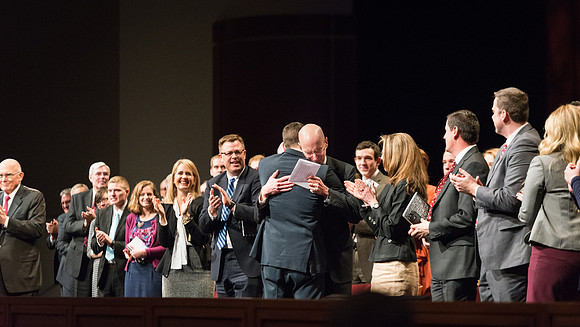 Elder Dallin H. Oaks announces the new BYU Pathway Worldwide educational program, led by President Clark G. Gilbert, and calling Henry J. Eyring as the new president of BYU-Idaho