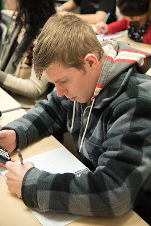 Brother Tyler Watson teaches Public Health majors about Epidemiology.