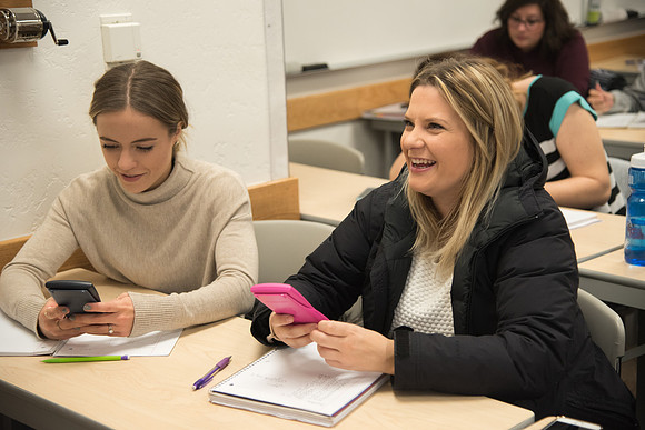 Brother Tyler Watson teaches Public Health majors about Epidemiology.