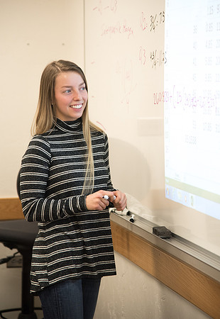 Brother Tyler Watson teaches Public Health majors about Epidemiology.