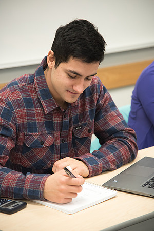 Brother Tyler Watson teaches Public Health majors about Epidemiology.