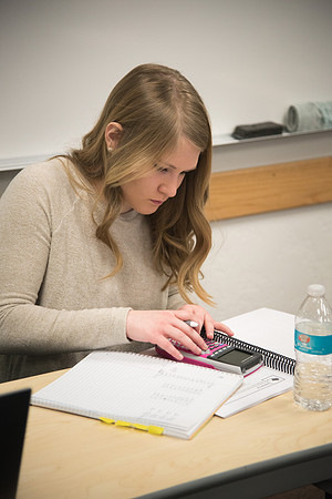 Brother Tyler Watson teaches Public Health majors about Epidemiology.