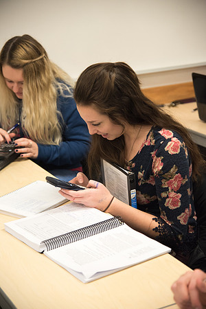 Brother Tyler Watson teaches Public Health majors about Epidemiology.