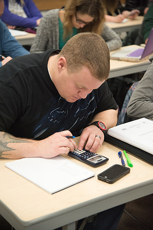 Brother Tyler Watson teaches Public Health majors about Epidemiology.