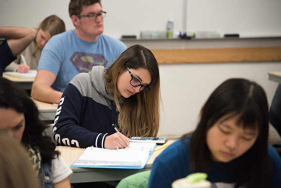 Brother Tyler Watson teaches Public Health majors about Epidemiology.