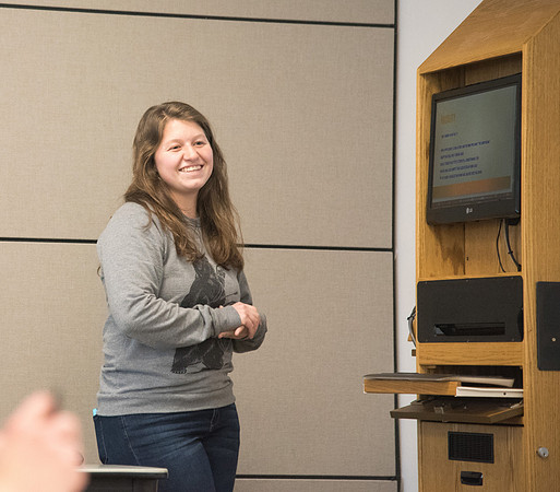Students work alongside Brother Steve Kugath in the Facility Management class in the Health, Recreation, and Human Performance Department.