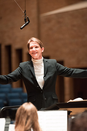 Rehearsal for Symphony Band, Winter 2017