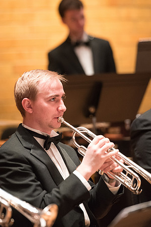 Rehearsal for Symphony Band, Winter 2017