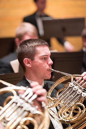 Rehearsal for Symphony Band, Winter 2017