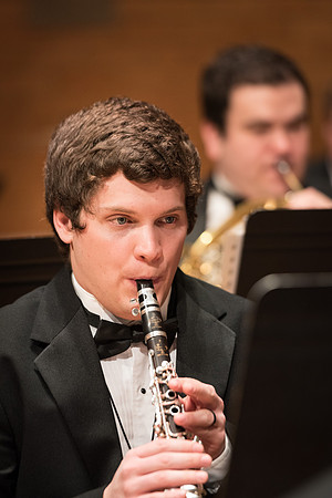 Rehearsal for Symphony Band, Winter 2017