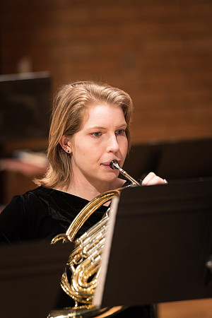 Rehearsal for Symphony Band, Winter 2017