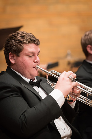 Rehearsal for Symphony Band, Winter 2017
