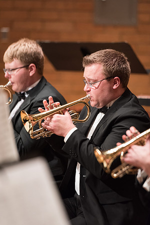 Rehearsal for Symphony Band, Winter 2017