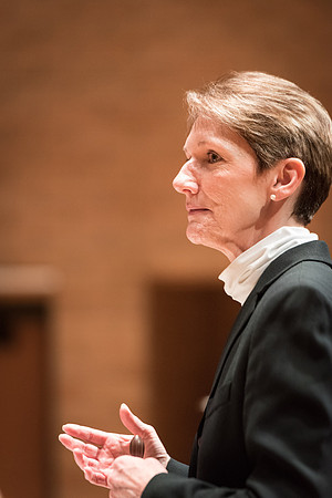 Rehearsal for Symphony Band, Winter 2017