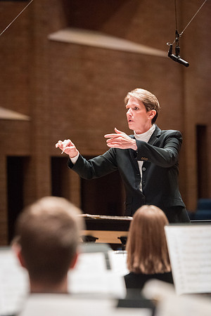 Rehearsal for Symphony Band, Winter 2017