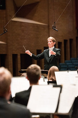 Rehearsal for Symphony Band, Winter 2017