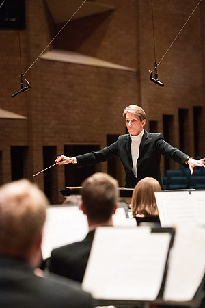 Rehearsal for Symphony Band, Winter 2017