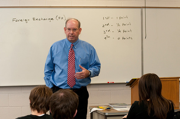 Economics capstone class taught by Kirk Gifford.