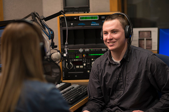 Students help keep KBYI and KBYR radio stations on air with pre recorded programming and news stories.