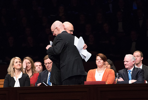 ElderOaks announces Henry J. Eyring as the Seventeenth President of BYU-Idaho.