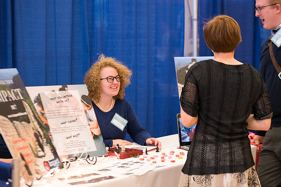 BYU-Idaho students attend the career fair. At the fair, students can find potential jobs and internships for their prospective majors.