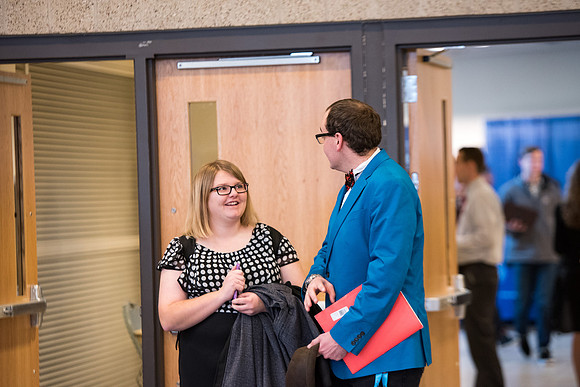 BYU-Idaho students attend the career fair. At the fair, students can find potential jobs and internships for their prospective majors.
