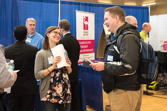 The BYU-Idaho Career Fair allows students to speak with a variety of companies to work to obtain a job for post graduation.