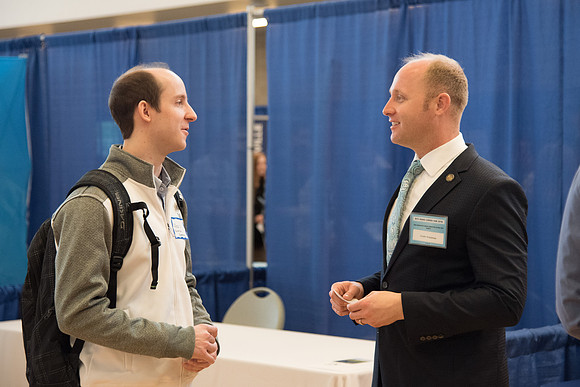 The BYU-Idaho Career Fair allows students to speak with a variety of companies to work to obtain a job for post graduation.