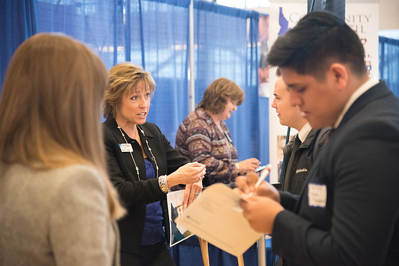 The BYU-Idaho Career Fair allows students to speak with a variety of companies to work to obtain a job for post graduation.