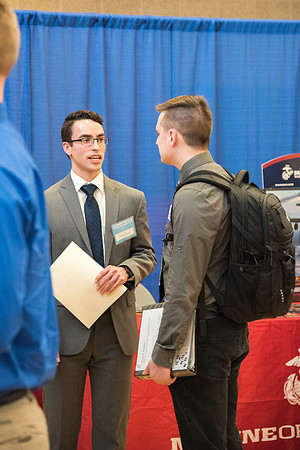The BYU-Idaho Career Fair allows students to speak with a variety of companies to work to obtain a job for post graduation.