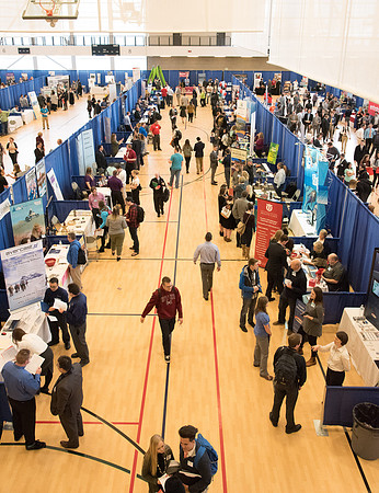 The BYU-Idaho Career Fair allows students to speak with a variety of companies to work to obtain a job for post graduation.