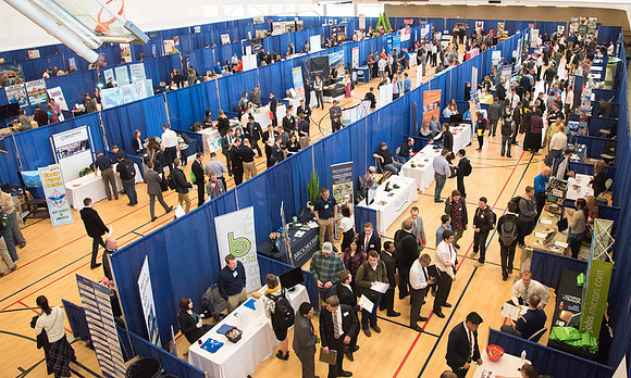 The BYU-Idaho Career Fair allows students to speak with a variety of companies to work to obtain a job for post graduation.