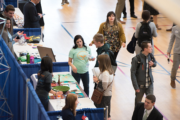 The BYU-Idaho Career Fair allows students to speak with a variety of companies to work to obtain a job for post graduation.