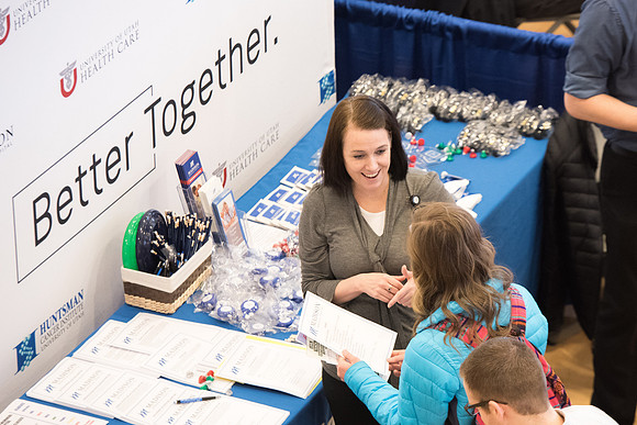 The BYU-Idaho Career Fair allows students to speak with a variety of companies to work to obtain a job for post graduation.