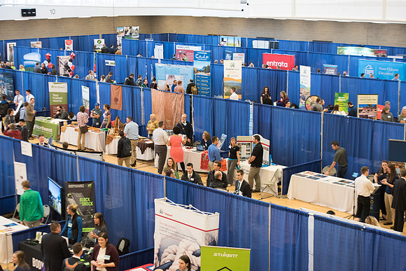 The BYU-Idaho Career Fair allows students to speak with a variety of companies to work to obtain a job for post graduation.