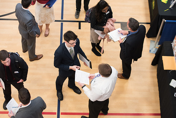 The BYU-Idaho Career Fair allows students to speak with a variety of companies to work to obtain a job for post graduation.