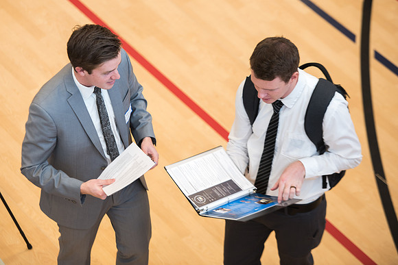 The BYU-Idaho Career Fair allows students to speak with a variety of companies to work to obtain a job for post graduation.