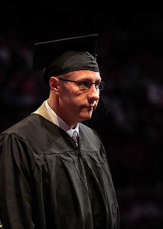 Students graduate from College of Physical Sciences and Engineering. Convocation held in the Hart Building Auditorium.