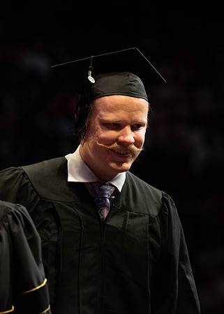 Students graduate from College of Physical Sciences and Engineering. Convocation held in the Hart Building Auditorium.