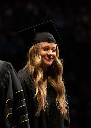 Students graduate from College of Physical Sciences and Engineering. Convocation held in the Hart Building Auditorium.