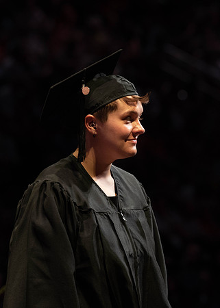 Students graduate from College of Physical Sciences and Engineering. Convocation held in the Hart Building Auditorium.