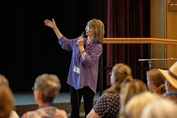Adults gather at Brigham Young Univeristy - Idaho, for classes hosted by different Educators for Education Week.