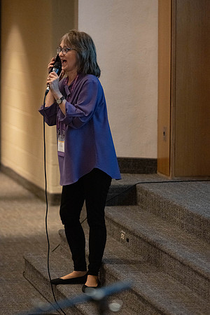 Adults gather at Brigham Young Univeristy - Idaho, for classes hosted by different Educators for Education Week.