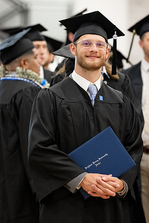 Graduates around campus.