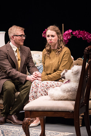 "In Gian Carlos Menotti's comic one-act The Telephone, a young suitor, Ben, comes to visit Lucy at her apartment and wants to ask her a question. Then the phone rings--and rings again--and again."