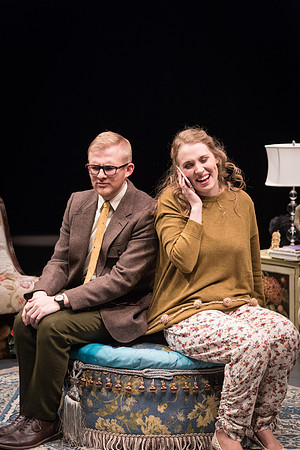 "In Gian Carlos Menotti's comic one-act The Telephone, a young suitor, Ben, comes to visit Lucy at her apartment and wants to ask her a question. Then the phone rings--and rings again--and again."