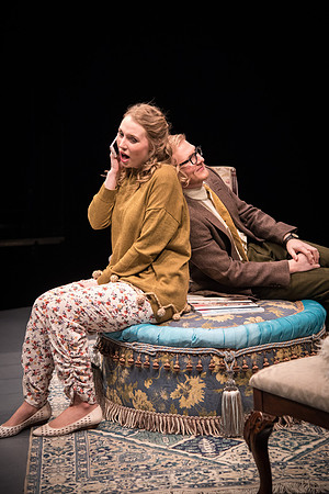 "In Gian Carlos Menotti's comic one-act The Telephone, a young suitor, Ben, comes to visit Lucy at her apartment and wants to ask her a question. Then the phone rings--and rings again--and again."