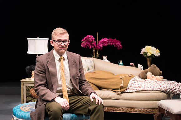 "In Gian Carlos Menotti's comic one-act The Telephone, a young suitor, Ben, comes to visit Lucy at her apartment and wants to ask her a question. Then the phone rings--and rings again--and again."