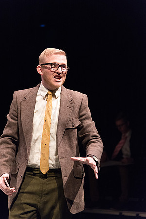 "In Gian Carlos Menotti's comic one-act The Telephone, a young suitor, Ben, comes to visit Lucy at her apartment and wants to ask her a question. Then the phone rings--and rings again--and again."