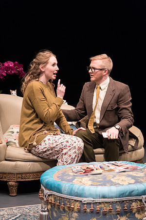 "In Gian Carlos Menotti's comic one-act The Telephone, a young suitor, Ben, comes to visit Lucy at her apartment and wants to ask her a question. Then the phone rings--and rings again--and again."
